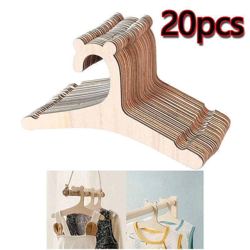 Baby Nursery Uniform - 5/10/20/50pcs Baby Clothes Rack Cute Bear