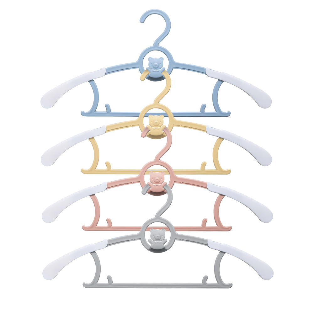 Baby Nursery Uniform - 10Pcs Extendable Kids Clothes Hanger Space