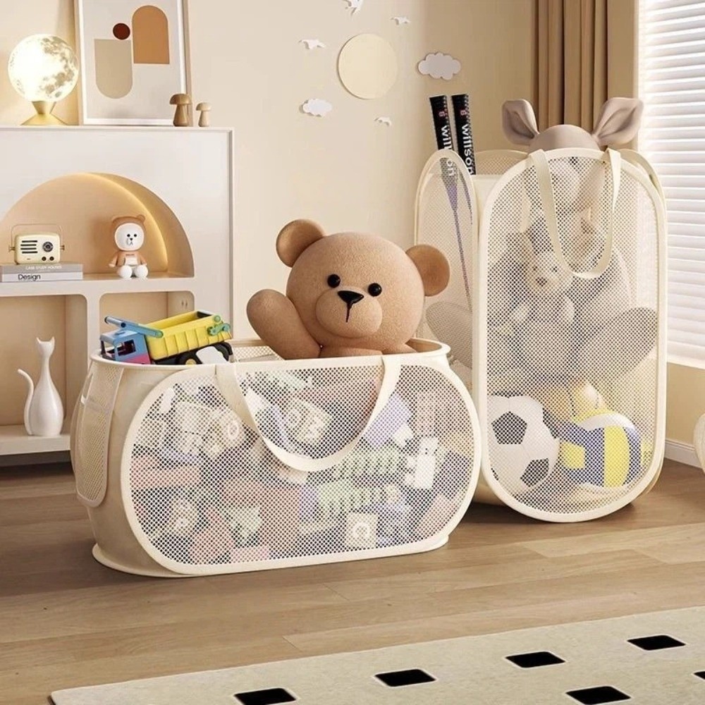 Storage Basket Fabric - New Sub Block Design Doll Storage