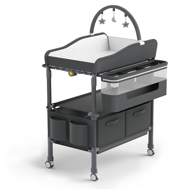 Baby Nursery Wardrobe - Multi-functional foldable with wheels and adjustable