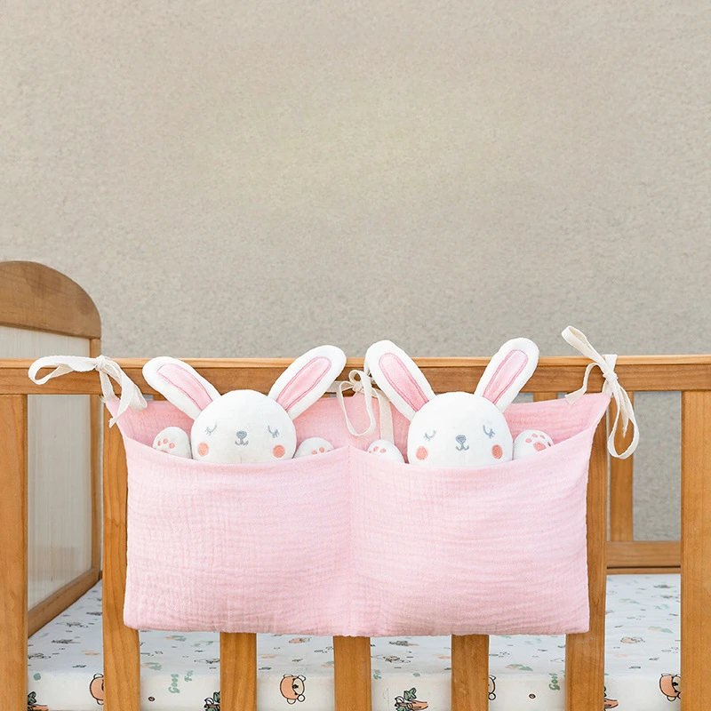 Baby Nursery Uniform - 2Pockets Bedside Hanging Diaper Nursery Organizer
