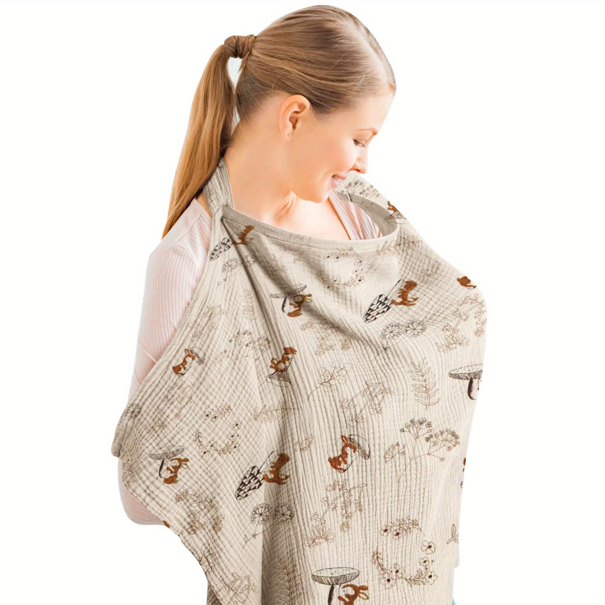 1 pc Nursing Cover Cloth - Out - Nursing Cover Breastfeeding recension och pris