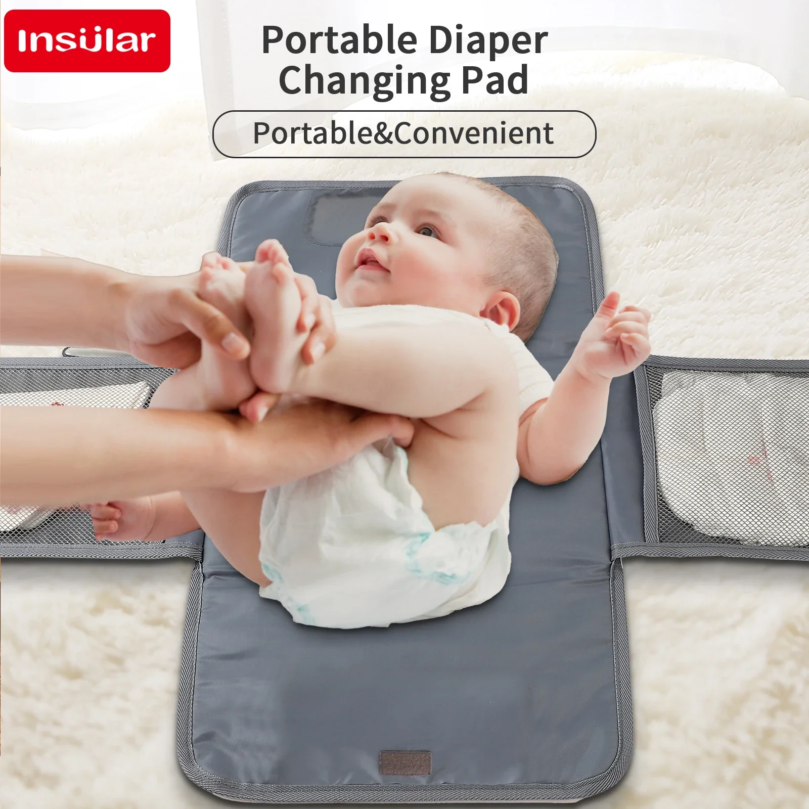 INSULAR Baby Nappy Changing Cu - Changing Table Topper recension och pris