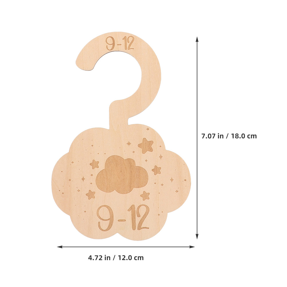 14Pcs Wooden Nursery Clothes D - Baby Nursery Wardrobe recension och pris