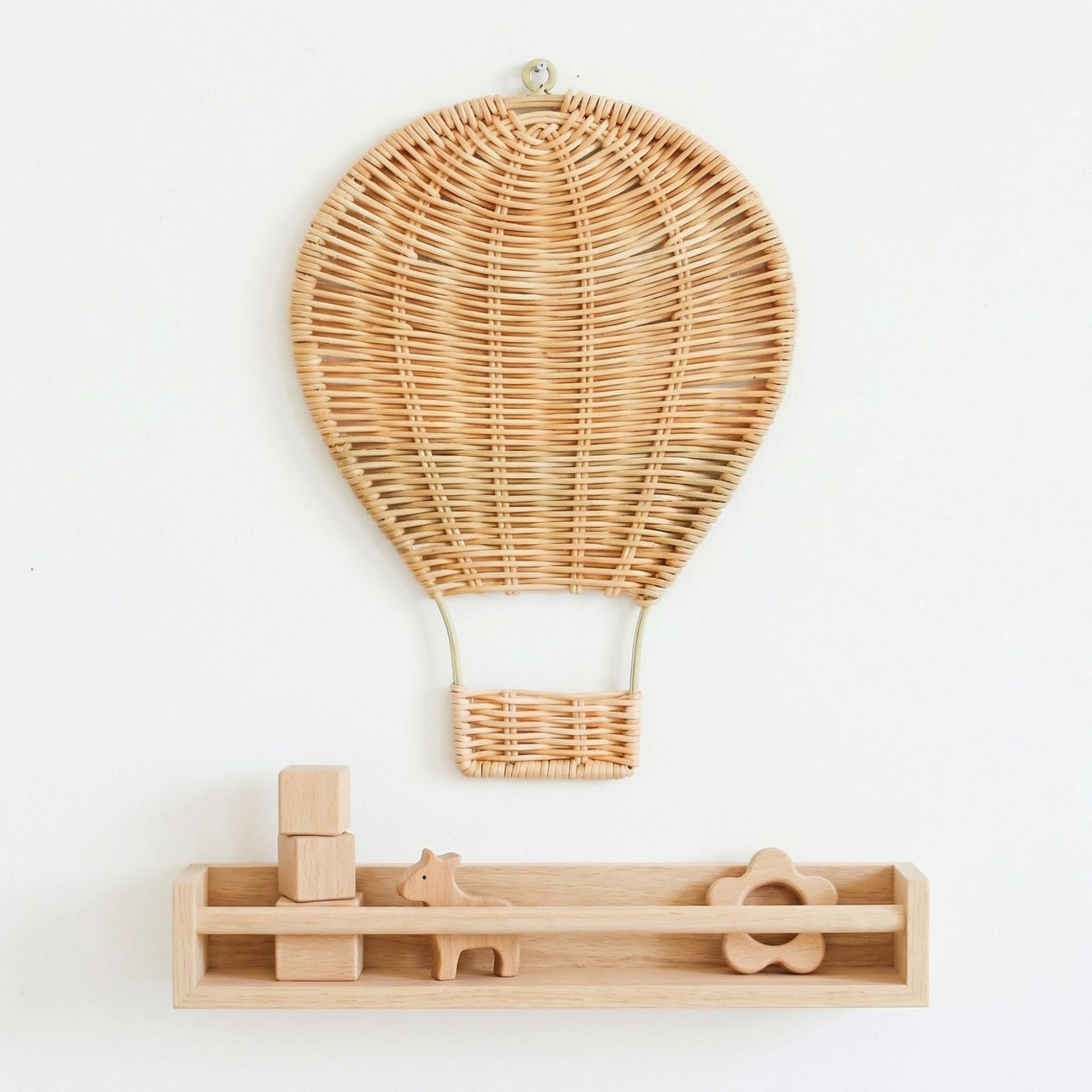 Handmade Rattan Woven Hot Air  - Baby Nursery Hot Air Balloon recension och pris