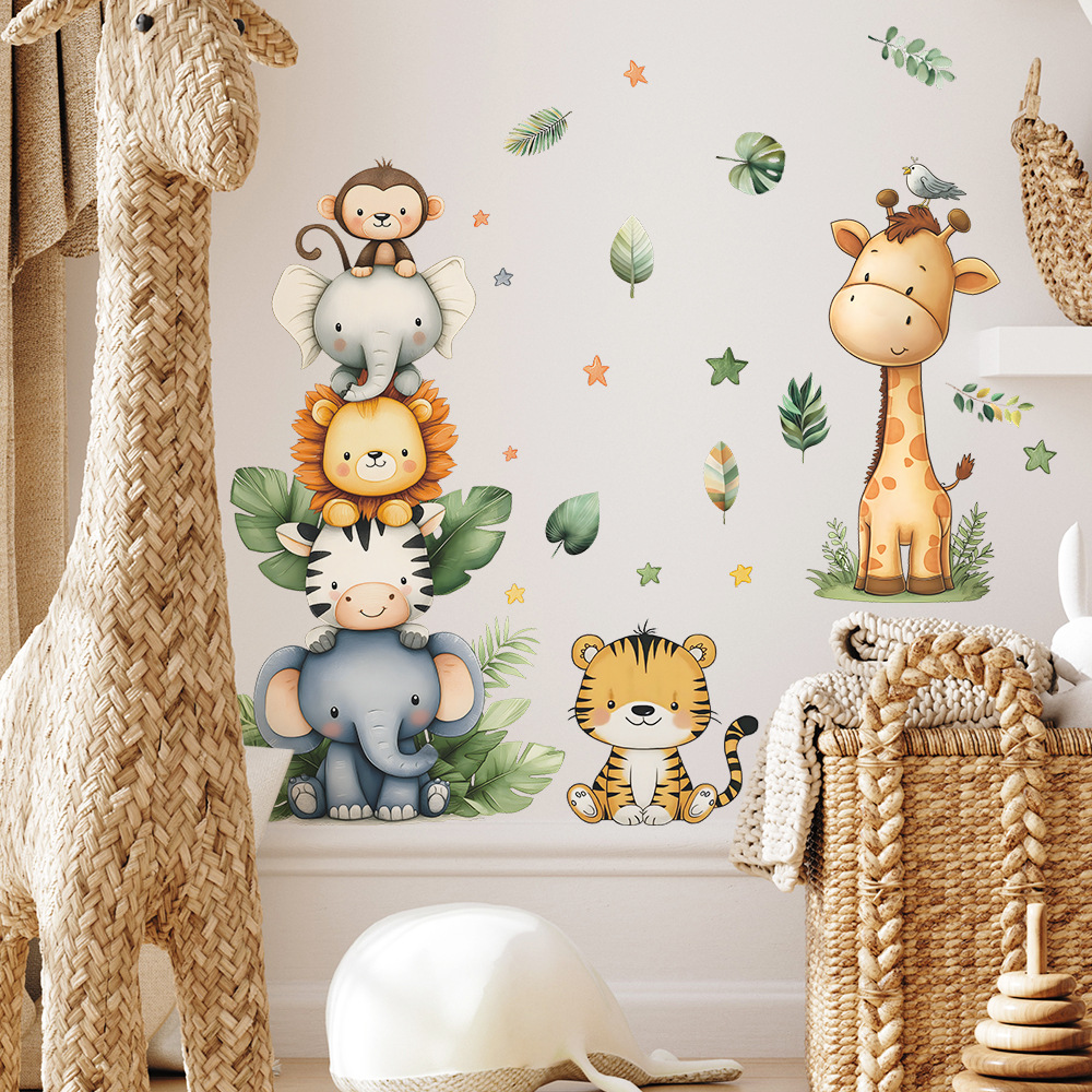 Boho Forest Animals Wall Stick - Baby Nursery Furniture recension och pris