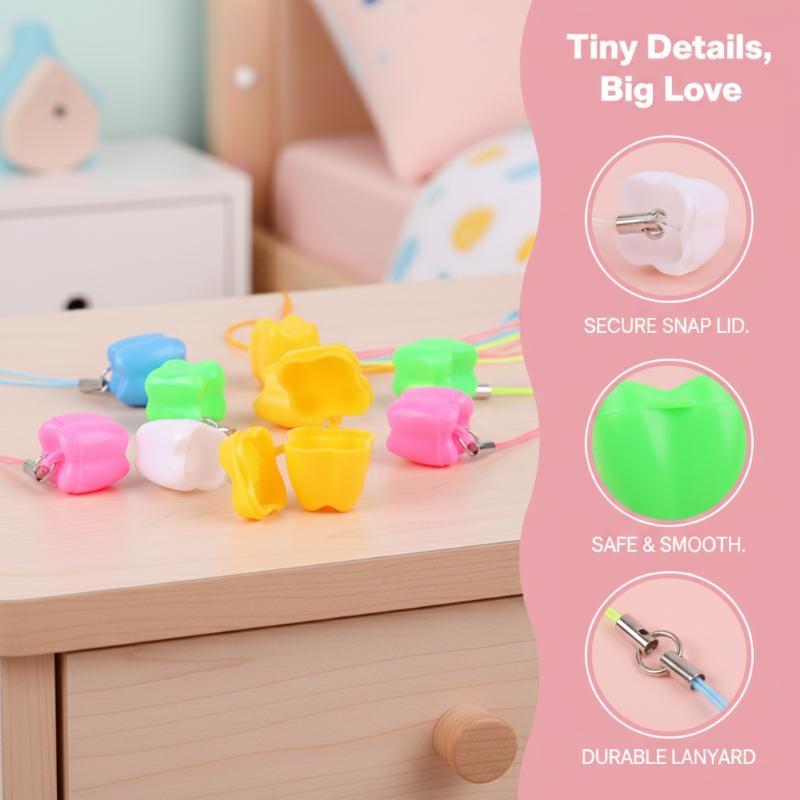 50Pcs Baby Tooth Box Tooth Sha - Baby Keepsake Box recension och pris