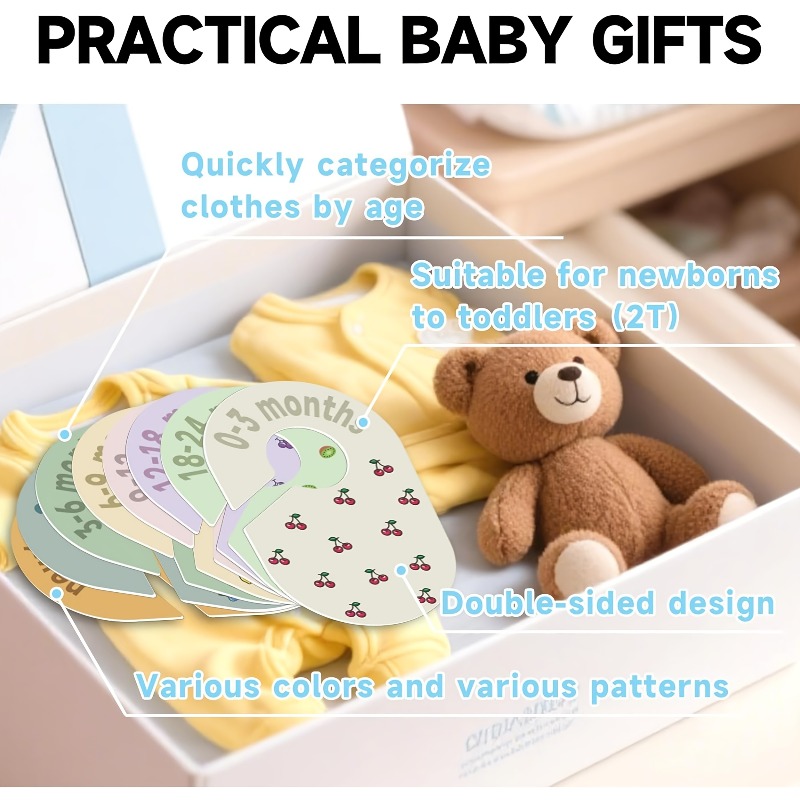 8pcs Baby Closet Dividers Nurs - Baby Nursery Wardrobe recension och pris