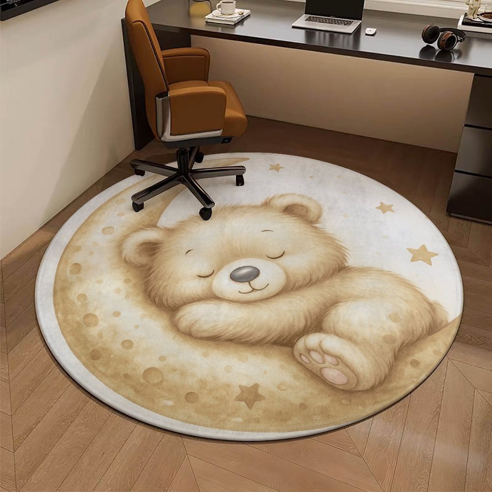 Cute Teddy Bear Sleeping Pet R - Soft Rug Nursery recension och pris