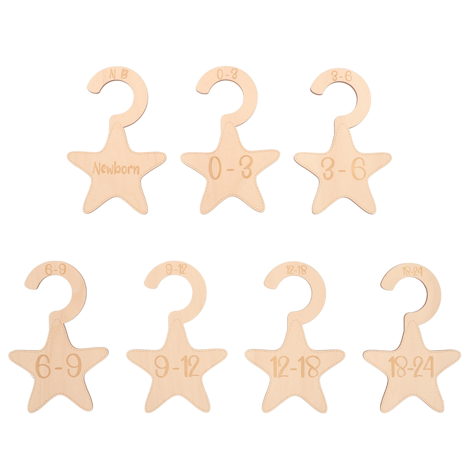 7Pcs Baby Clothes Closet Divid - Baby Nursery Wardrobe recension och pris