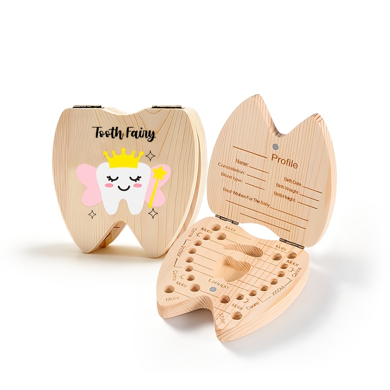 2D Wooden Tooth Fairy Keepsake - Baby Keepsake Box recension och pris