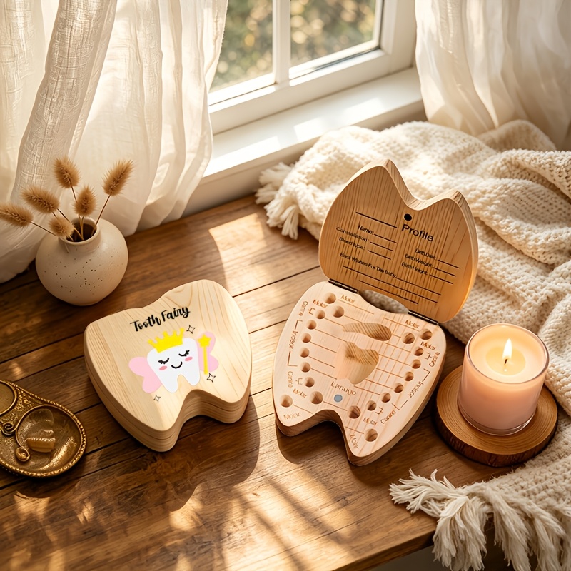 2D Wooden Tooth Fairy Keepsake - Baby Keepsake Box recension och pris