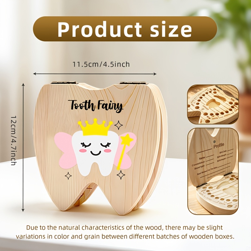 2D Wooden Tooth Fairy Keepsake - Baby Keepsake Box recension och pris