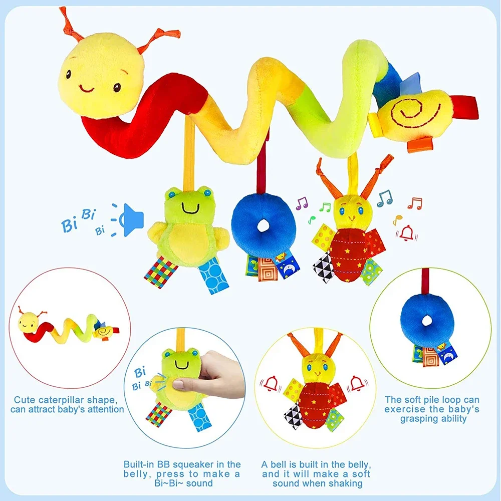 Spiral Stroller Toys Newborn P - Baby Nursery Hamper recension och pris