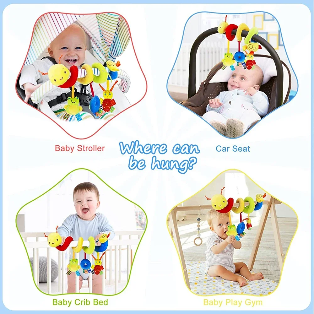 Spiral Stroller Toys Newborn P - Baby Nursery Hamper recension och pris
