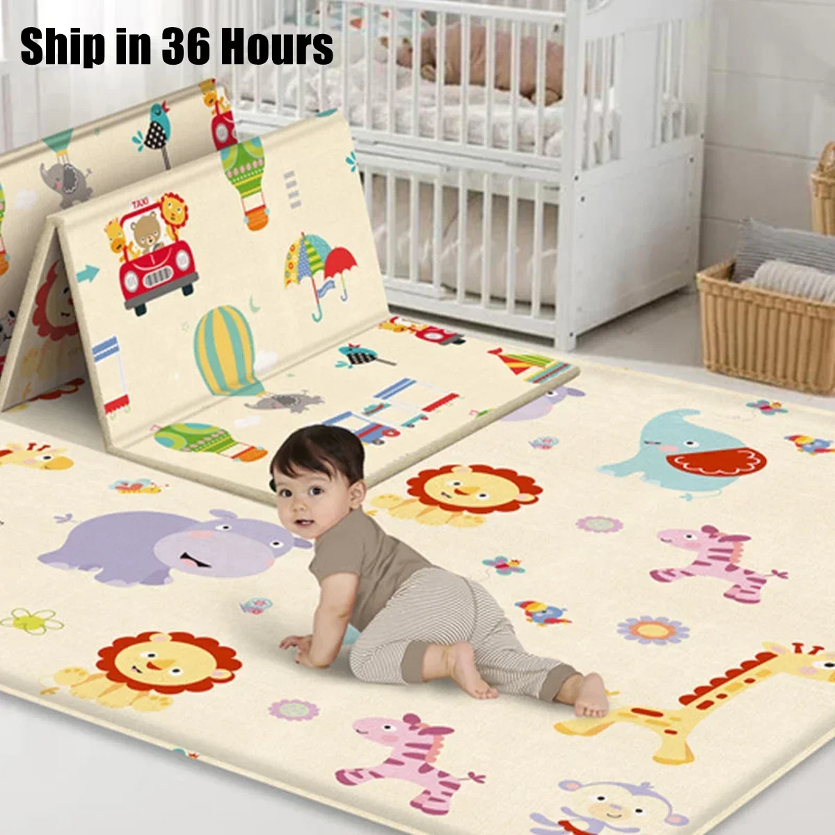 Non-Toxic Educational Foldable - Soft Rug Nursery recension och pris