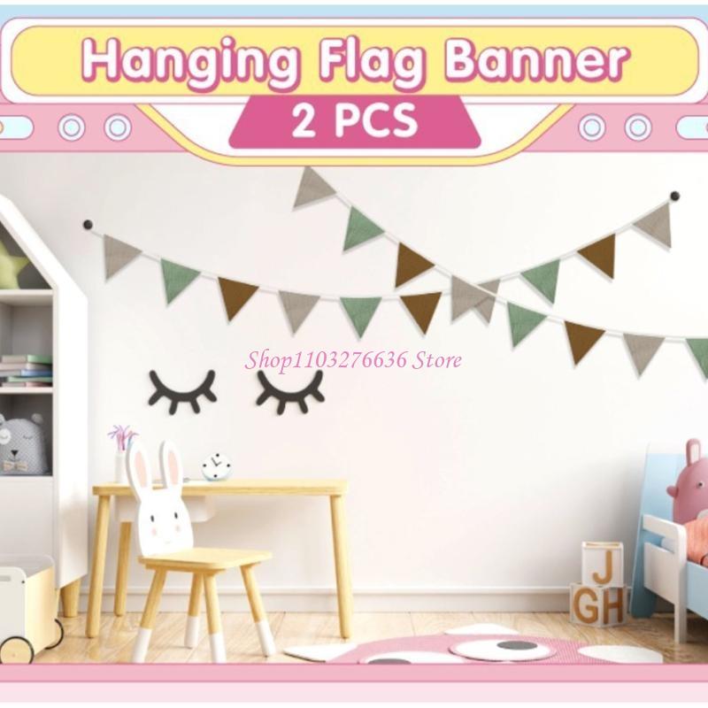 R6FD Soft Fabric Bunting Banne - Baby Nursery Gender Neutral recension och pris