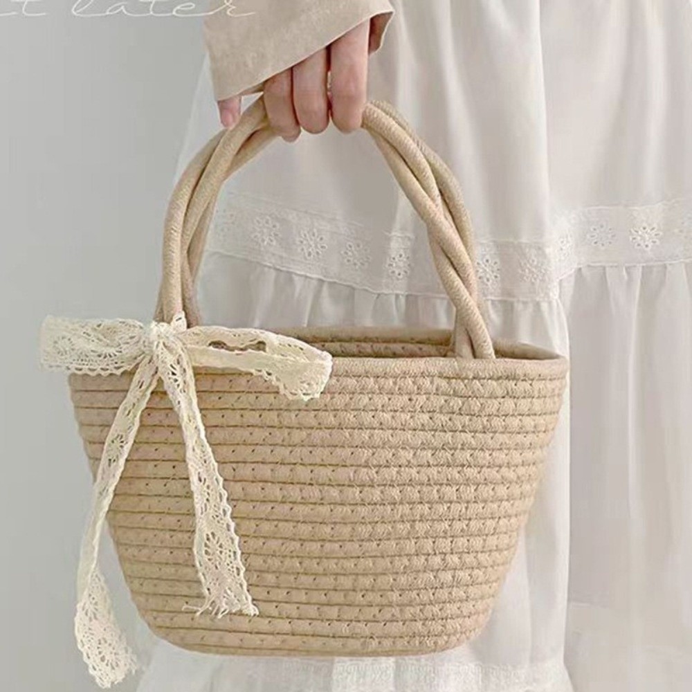 Fashion Cotton Thread Woven Co - Storage Basket Fabric recension och pris