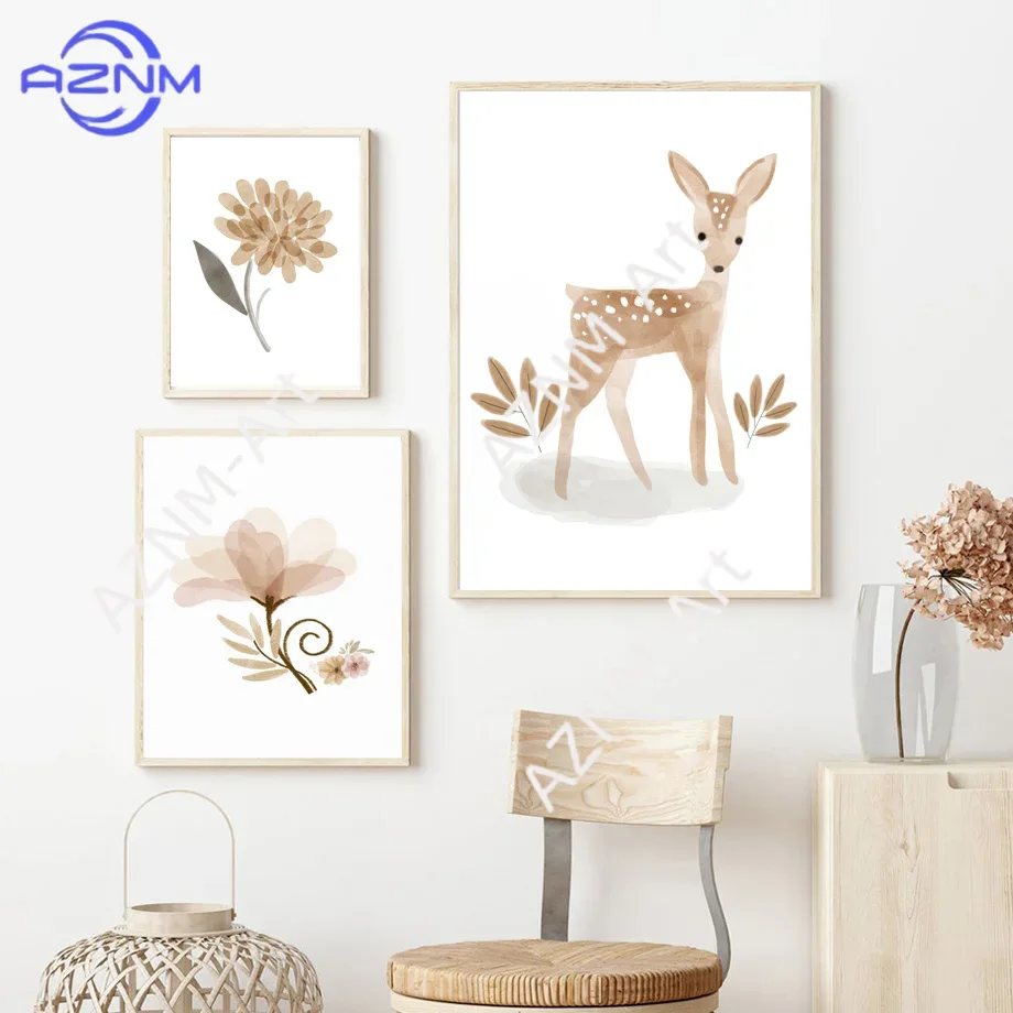 Boho Nursery Wall Art Canvas - - Baby Nursery Gender Neutral recension och pris