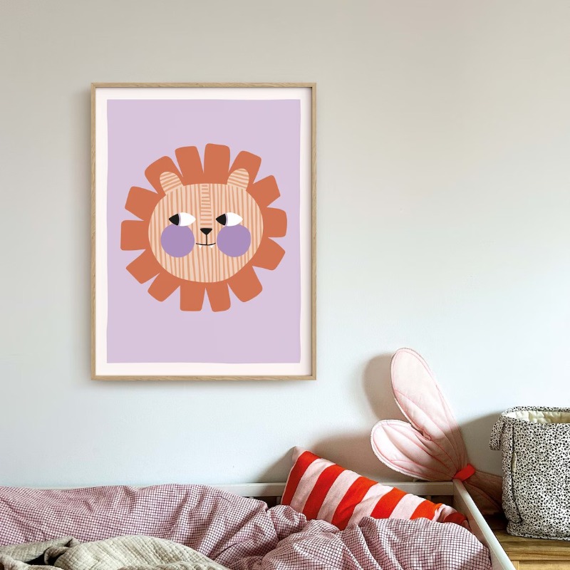 Cartoon Cute Animals Illustrat - Baby Nursery Wall Art recension och pris