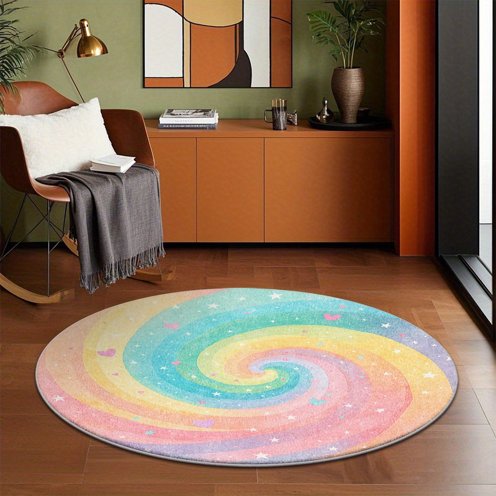 Soft Fluffy Round Polyester Sh - Soft Rug Nursery recension och pris