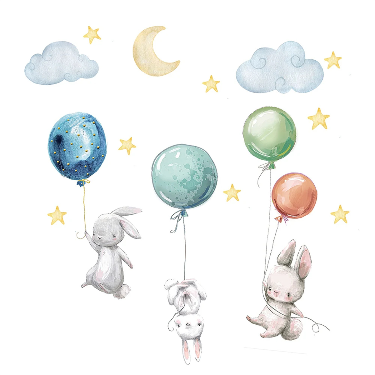 Cartoon Hot Air Balloon Animal - Baby Nursery Hot Air Balloon recension och pris
