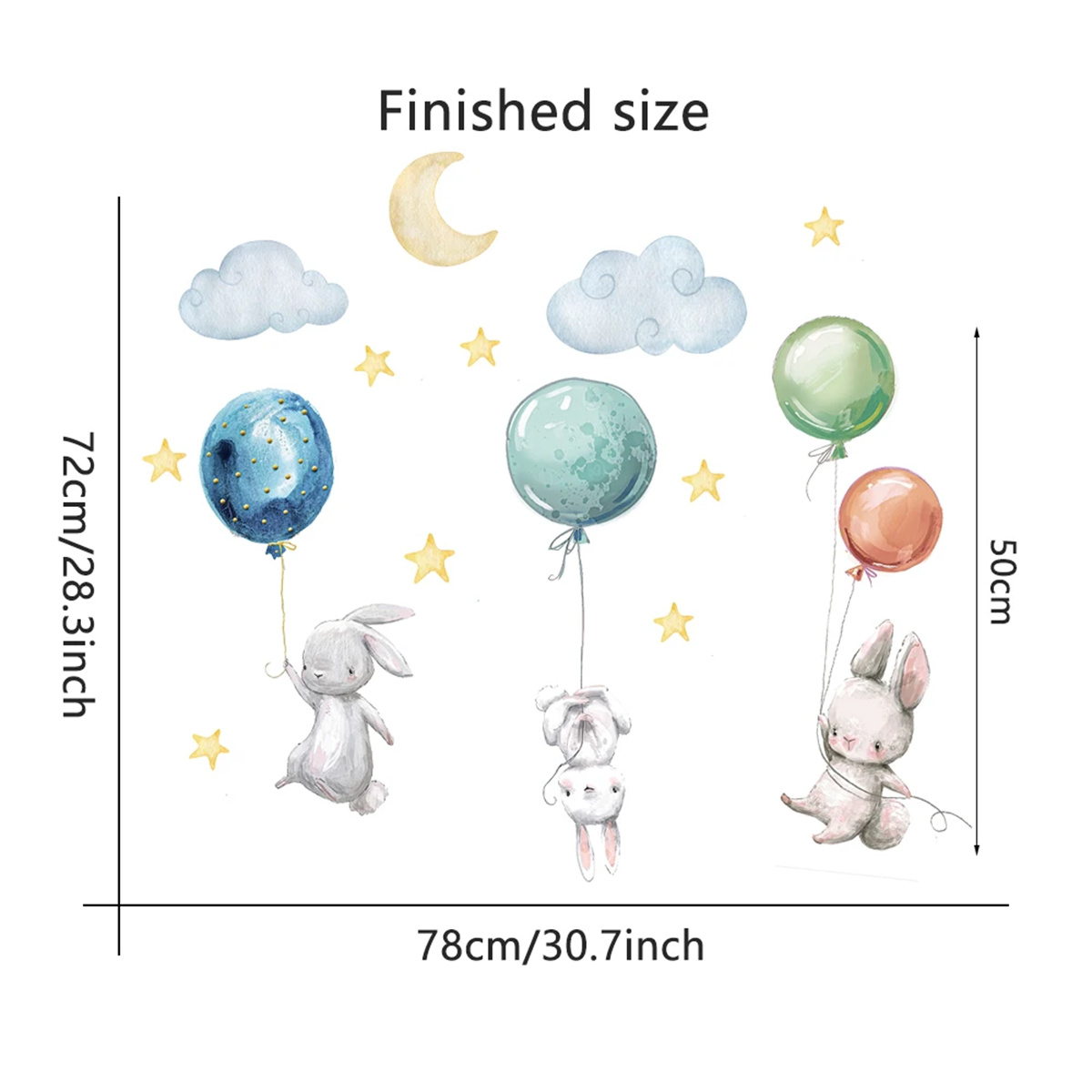 Cartoon Hot Air Balloon Animal - Baby Nursery Hot Air Balloon recension och pris