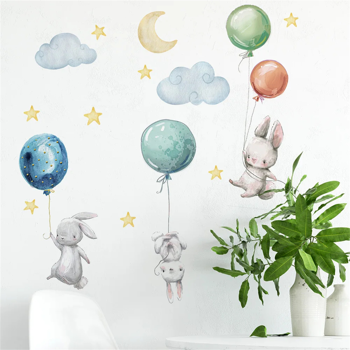 Cartoon Hot Air Balloon Animal - Baby Nursery Hot Air Balloon recension och pris