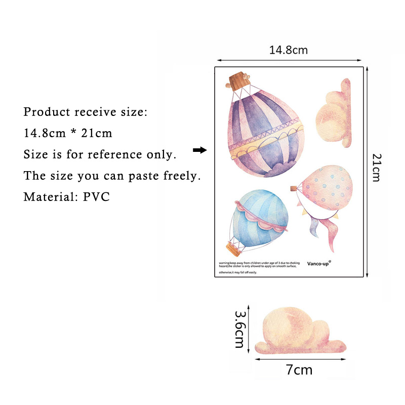 Creative Colorful Hot Air Ball - Baby Nursery Hot Air Balloon recension och pris