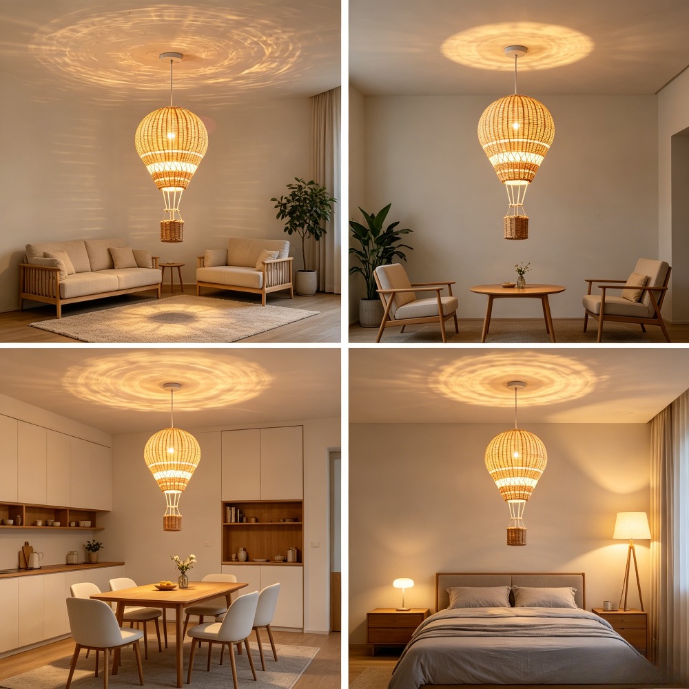 Hot Air Balloon Chandeliers LE - Baby Nursery Hot Air Balloon recension och pris