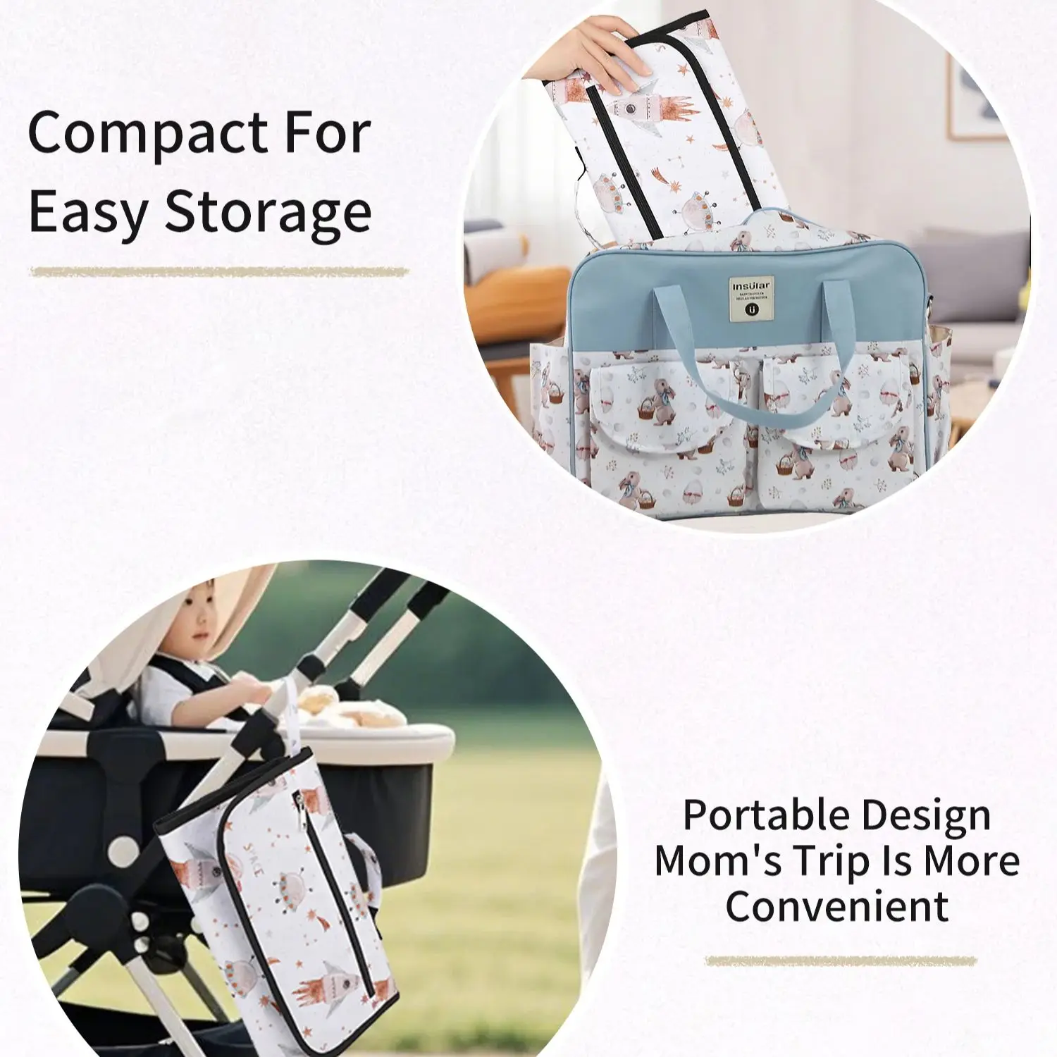 INSULAR 3-Layer Mattress Water - Changing Table Topper recension och pris