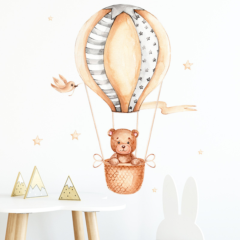 Little Bear Hot Air Balloon Wa - Baby Nursery Hot Air Balloon recension och pris