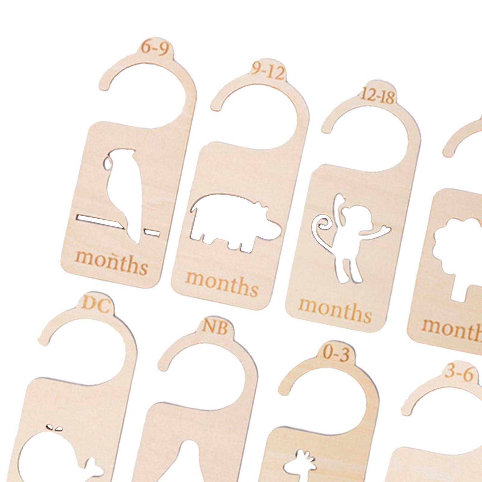 3x 8x Wooden Baby Closet Divid - Baby Nursery Wardrobe recension och pris