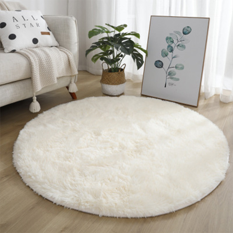 Super Soft Fluffy Round Rug Pl - Soft Rug Nursery recension och pris