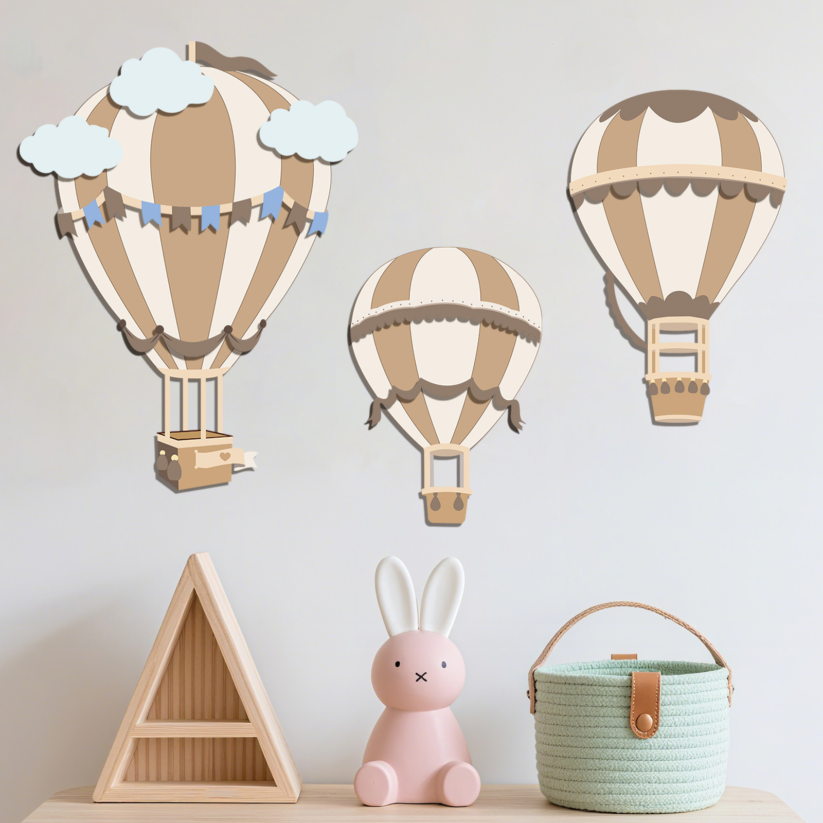 Neutral Hot Air Balloon Wooden - Baby Nursery Hot Air Balloon recension och pris
