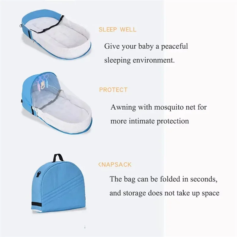 Foldable Portable Newborn Baby - Baby Nursery Hamper recension och pris