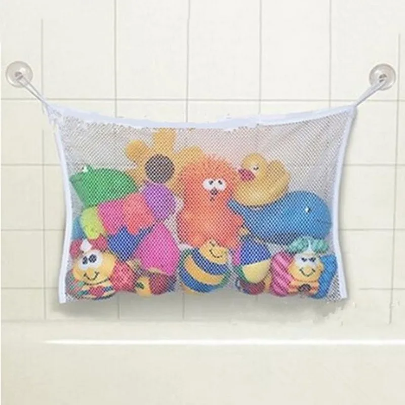Baby Bathroom Mesh Bath Bag Ki - Storage Basket Fabric recension och pris
