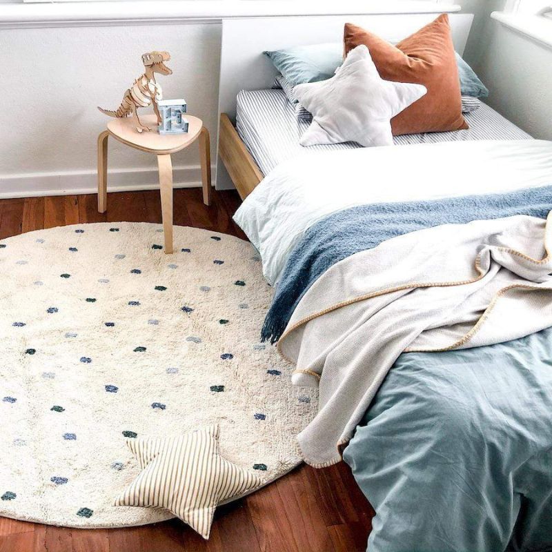 Dot Fluffy Carpet Living Room  - Soft Rug Nursery recension och pris