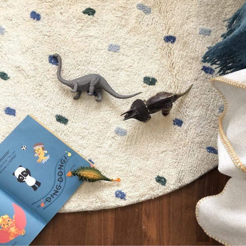 Dot Fluffy Carpet Living Room  - Soft Rug Nursery recension och pris