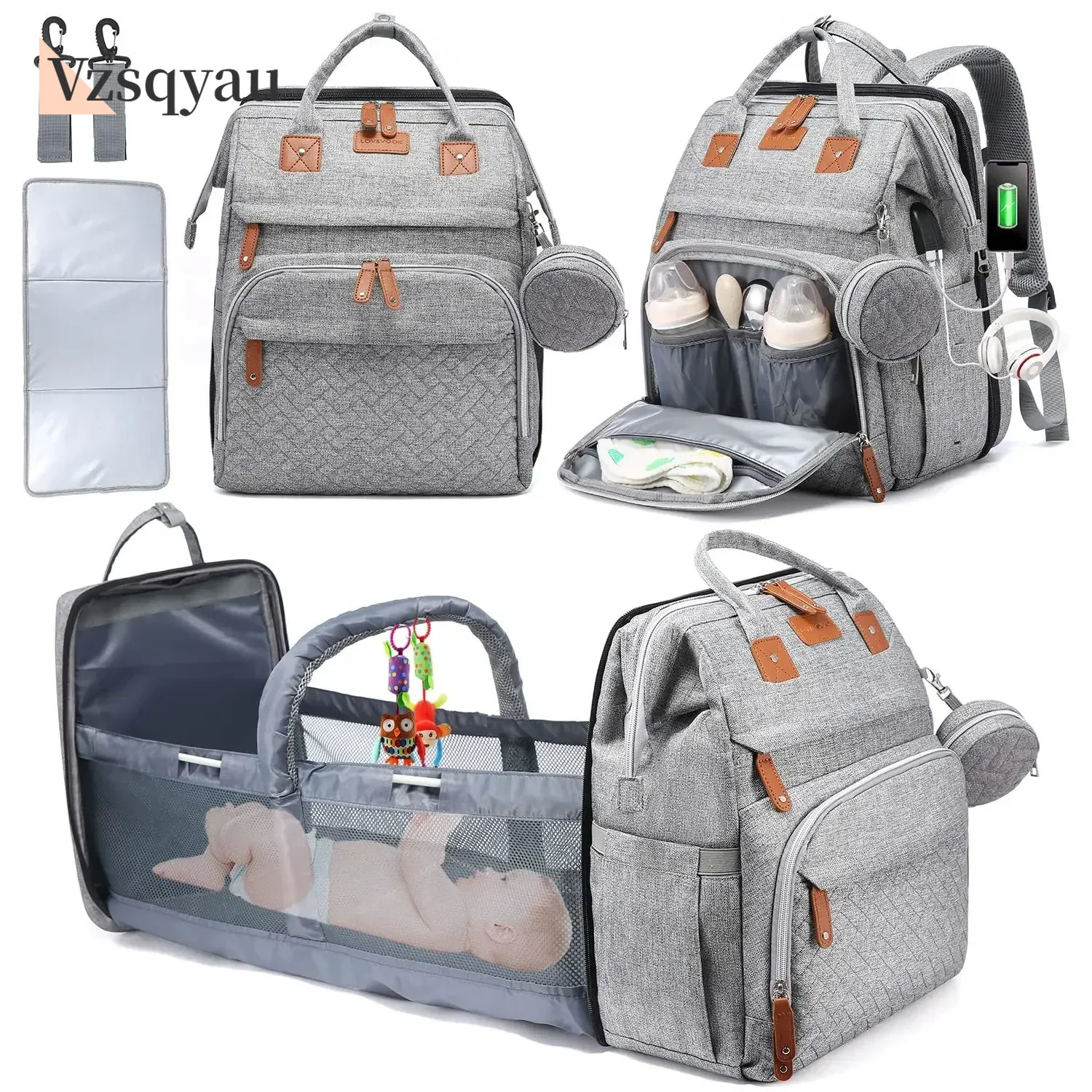 New Baby Nappy Changing Bags C - Baby Nursery Hamper recension och pris
