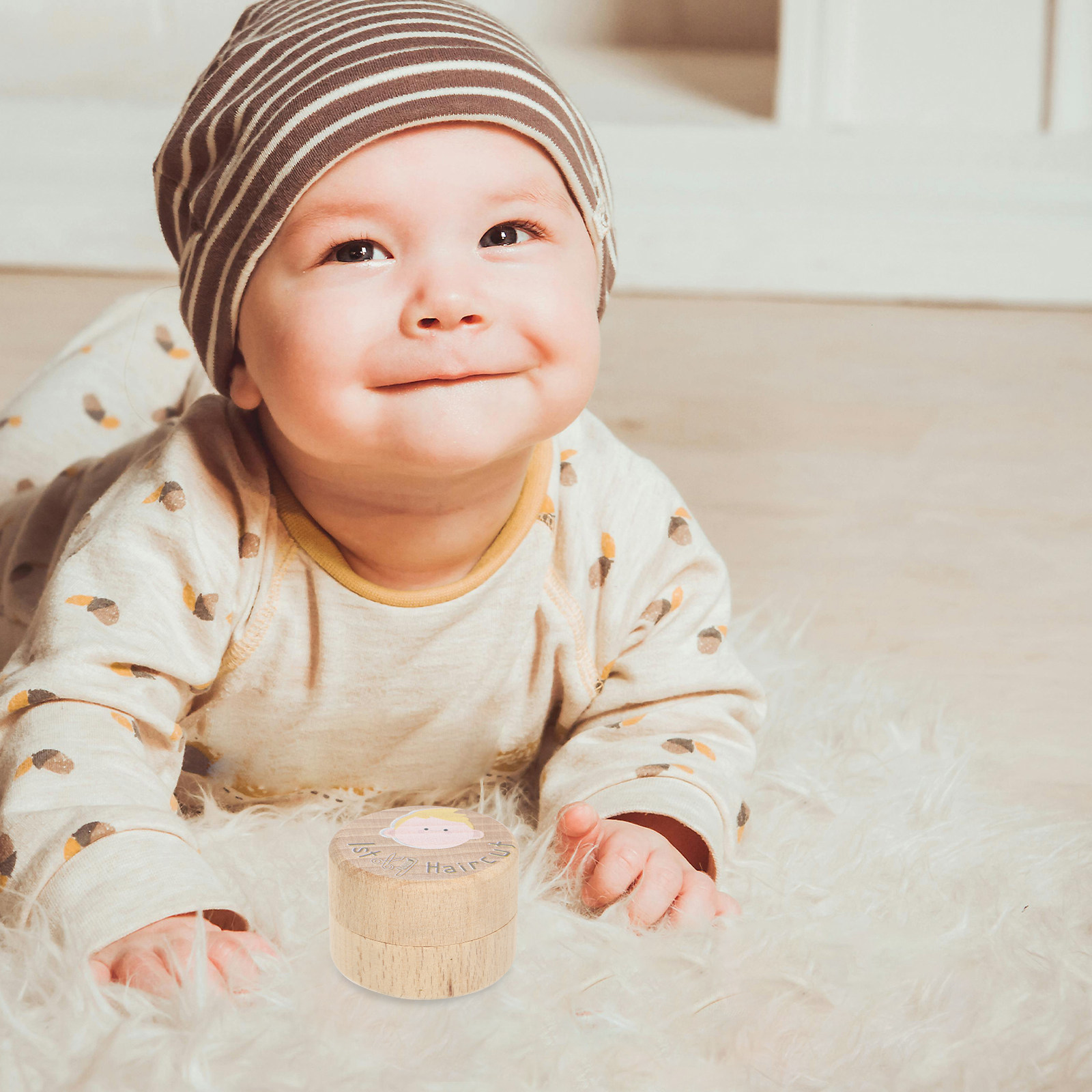 Wooden Baby Hair Keepsake Box  - Baby Keepsake Box recension och pris