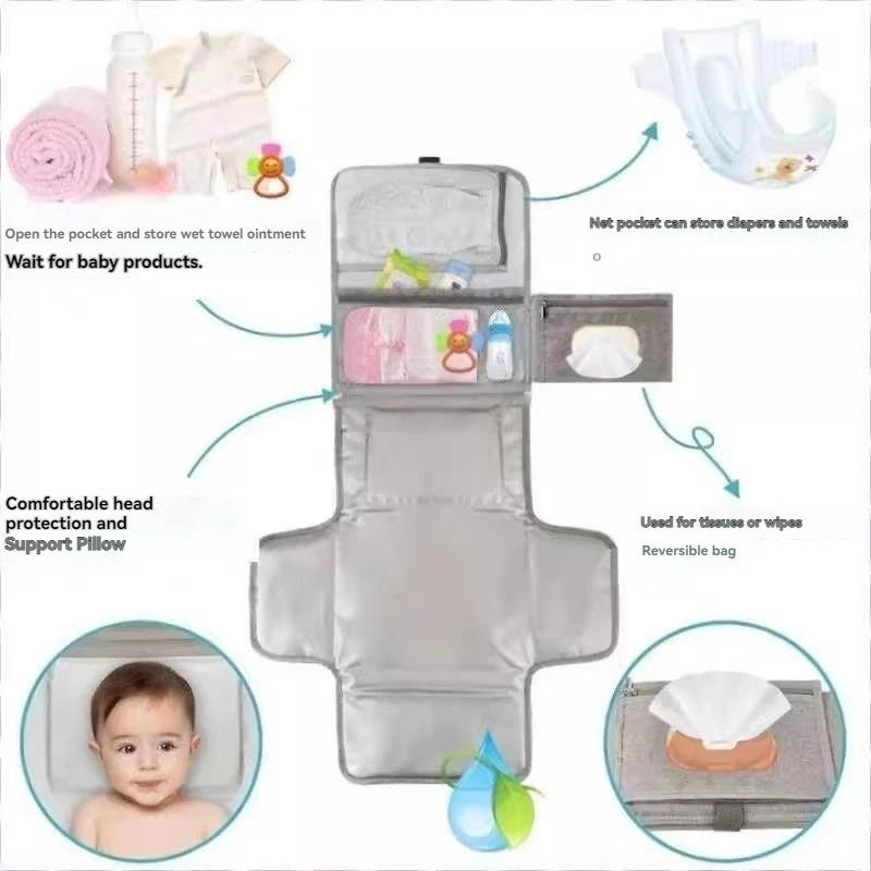 NEW Baby Diaper Pad Portable D - Changing Table Topper recension och pris