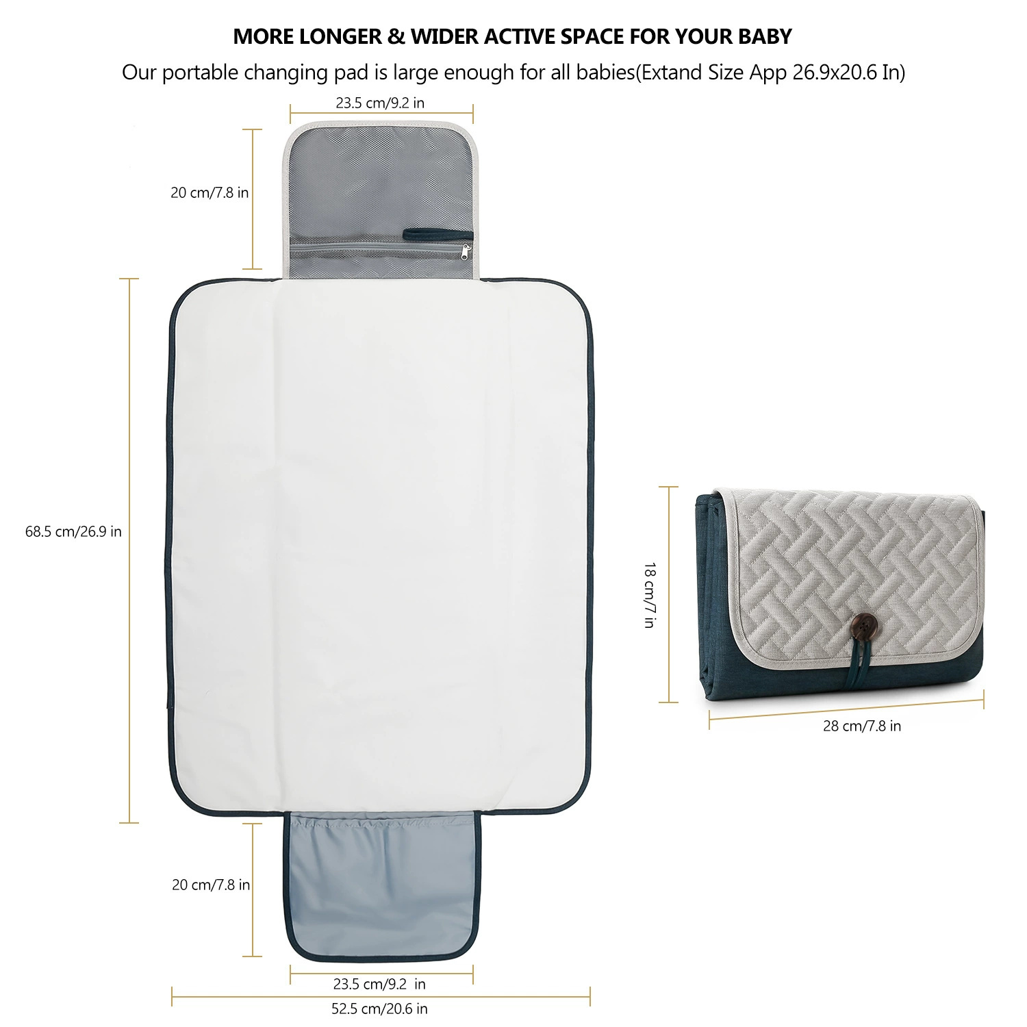 Portable Multifunction Foldabl - Changing Table Topper recension och pris