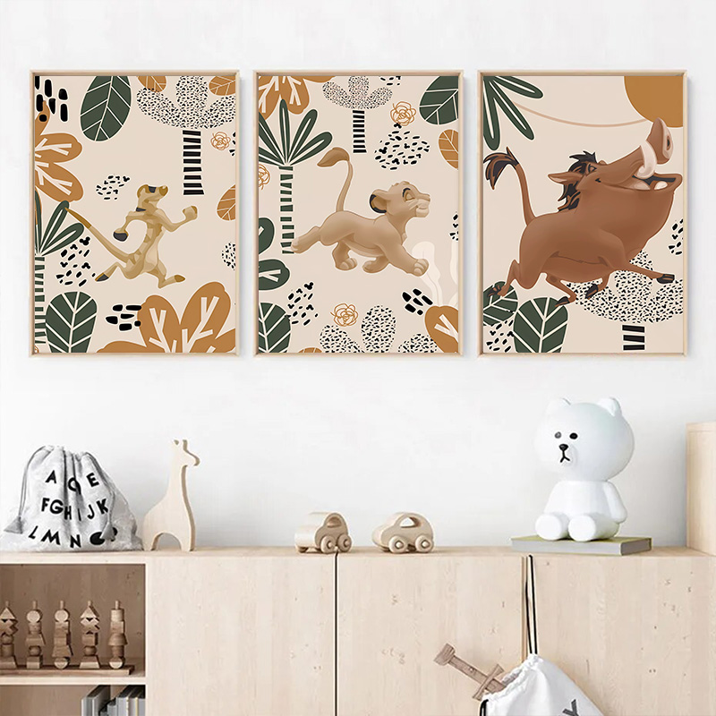Kid Lion King Boho Posters and - Baby Nursery Images recension och pris