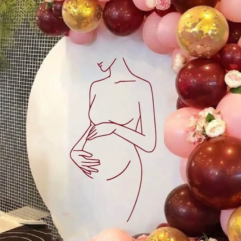 Pregnant Woman art, Gender Rev - Baby Nursery Gender Neutral recension och pris