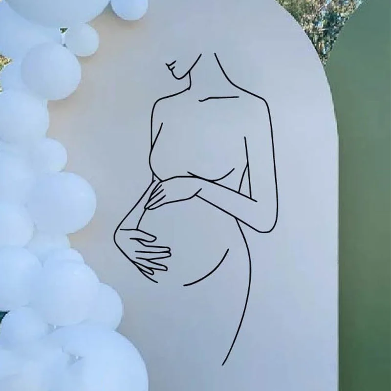 Pregnant Woman art, Gender Rev - Baby Nursery Gender Neutral recension och pris