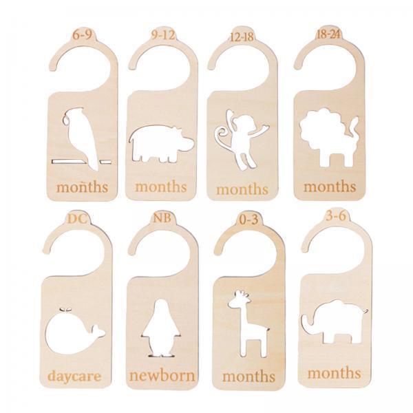 4x 8x Wooden Baby Closet Divid - Baby Nursery Wardrobe recension och pris