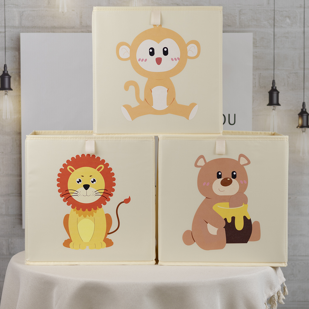 Cute Cartoon Kids Storage Bask - Storage Basket Fabric recension och pris