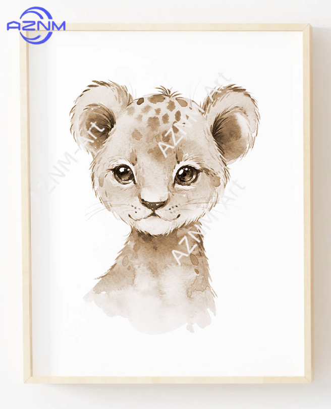 1PC/3PCS Nursery Animals Wall  - Baby Nursery Gender Neutral recension och pris