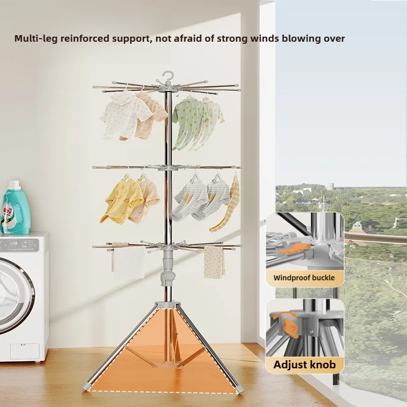 Baby Clothes Drying Rack-Folda - Baby Nursery Uniform recension och pris